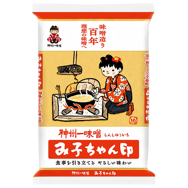 神州一味噌 み子ちゃん 850g×12袋入×(2ケース)|味噌 みそ ミソ 調味料