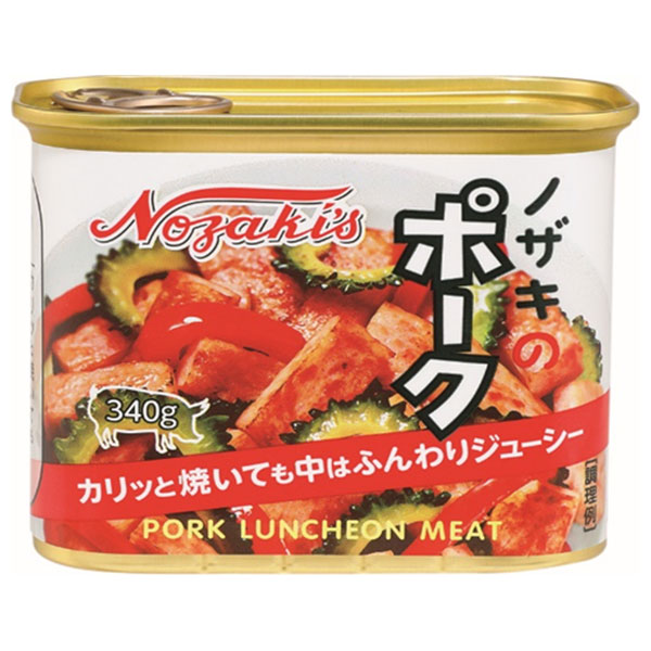 川商フーズ ノザキのポーク 340g×24(12×2)個入|一般食品 缶詰 ポーク