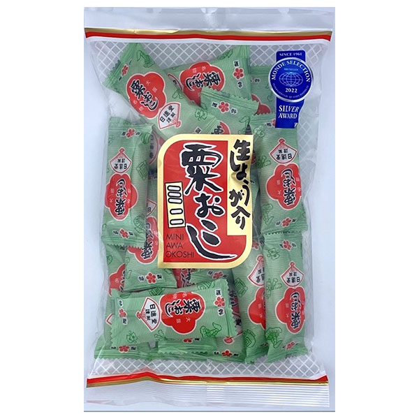 日進堂製菓 ミニ粟おこし 100g×12袋入 メーカー 問屋直送|お菓子 おかし おやつ ミニ 粟おこし