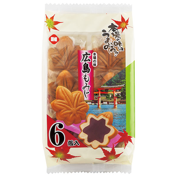寿製菓 広島もみじ 6個×8袋入 メーカー 問屋直送|まんじゅう 袋 和菓子 お菓子