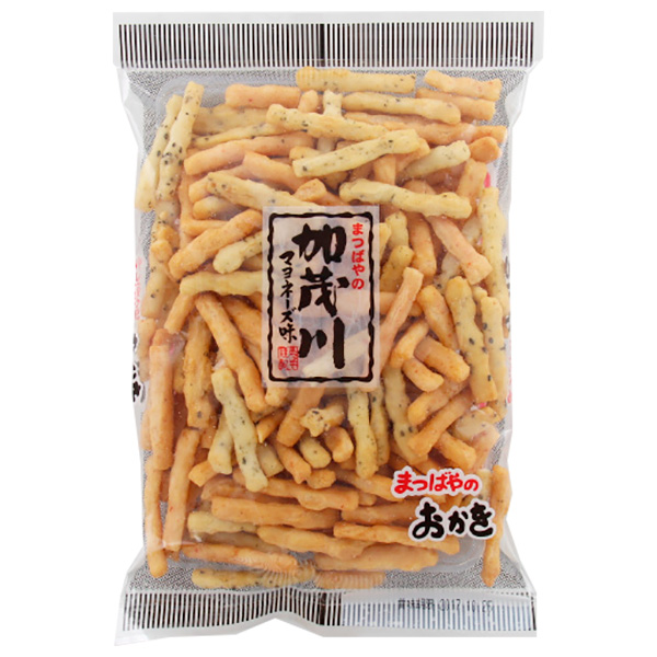 まつばや 加茂川 135g×10袋入|お菓子 おつまみ おかき マヨネーズ味