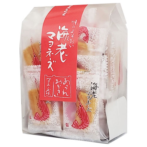 森白製菓 海老マヨネーズ 53g×12袋入 メーカー 問屋直送|お菓子 米価 あられ エビ えび マヨネーズ