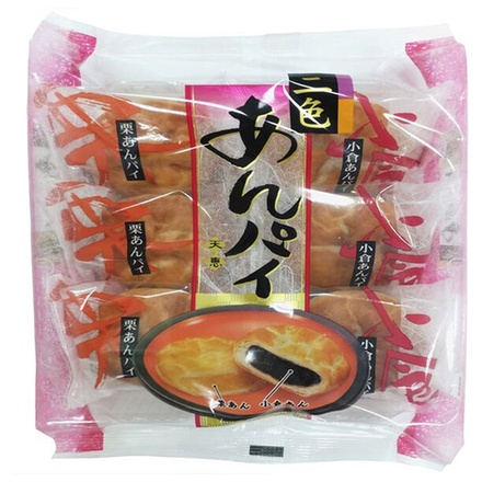 天恵製菓 二色 あんパイ 6個×12袋入 メーカー 問屋直送|天恵製菓 二色あんパイ カロリー 口コミ 値段 販売店 小倉あん 栗あん マロン 詰め合わせ 通販