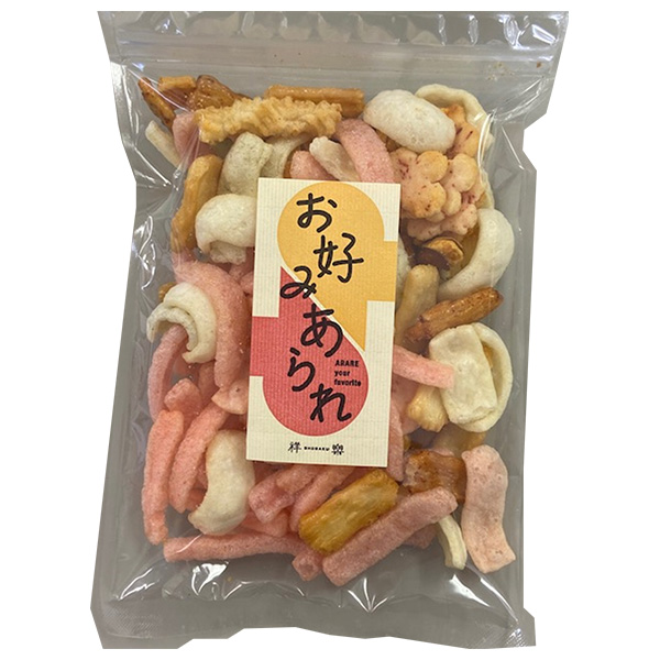 奈良祥樂 お好みあられ 110g×12袋入 メーカー 問屋直送|お菓子 焼き菓子 あられ