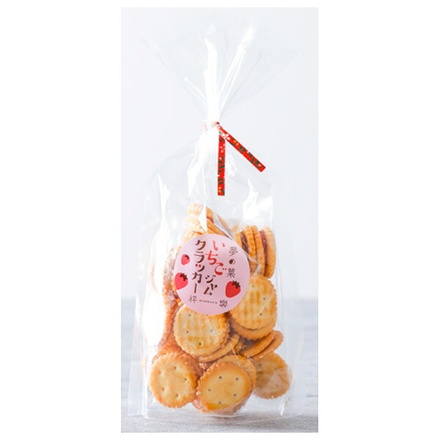 奈良祥樂 夢の菓 いちごジャムクラッカー 85g×12袋入 メーカー 問屋直送|お菓子 クラッカー いちご サンド ジャム 手土産 いちごジャム おやつ 苺 通販 取り寄せ