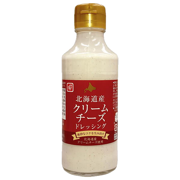 ベル食品 北海道産クリームチーズドレッシング 195ml×12本入|一般食品 調味料 サラダ 北海道 チーズ味