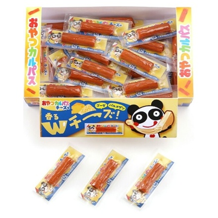 ヤガイ おやつカルパス チーズ味 3g×30本入|お菓子 おつまみ ドライソーセージ カルパス チーズ味 チーズ