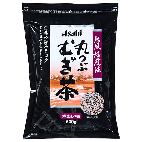 アサヒビールモルト 丸つぶむぎ茶 500g×20袋入|麦茶 煮出し専用
