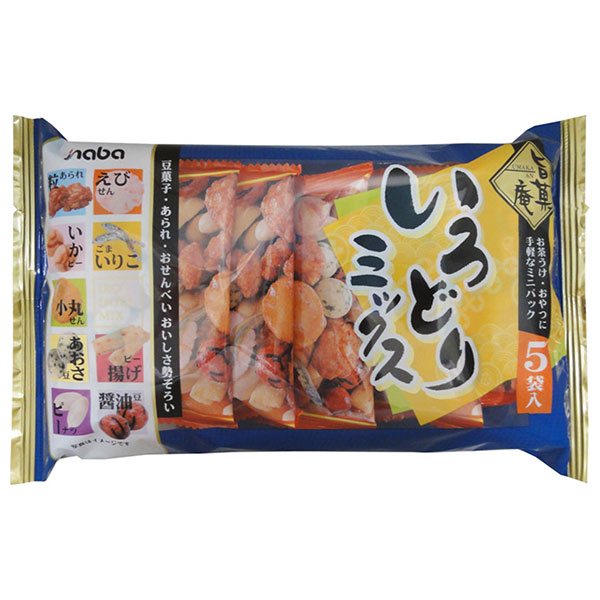 稲葉ピーナツ いろどりミックス 4袋×12袋入|お菓子 菓子 おかし ナッツ ミックス