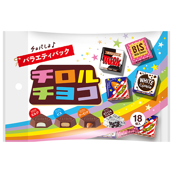 チロル チロルチョコ バラエティパック 18個×10袋入|お菓子 おやつ チョコレート アソート