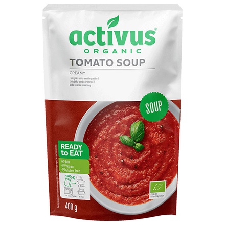 むそう商事 activus OG トマト スープ 400g×10袋入|トマト スープ 有機スープ 無添加 オーガニック