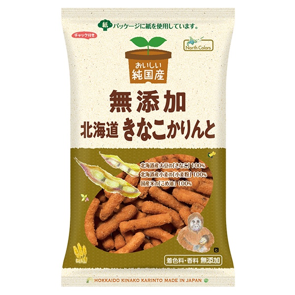 ノースカラーズ 純国産 北海道きなこかりんと 95g×12袋入|菓子 かりんとう 焼き菓子 無添加