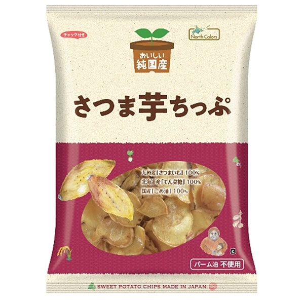ノースカラーズ 純国産 さつま芋ちっぷ 115g×16袋入|菓子 さつまいも 芋 チップス