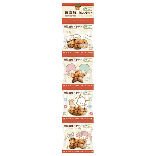 ノースカラーズ 純国産 無添加ビスケット(4連) 18g×4×12袋入|菓子ビスケット 4連