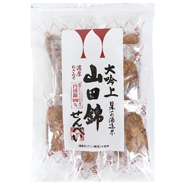 アリモト 山田錦せんべい 袋入 ねぎみそ 25枚×12袋入|せんべい 煎餅 菓子