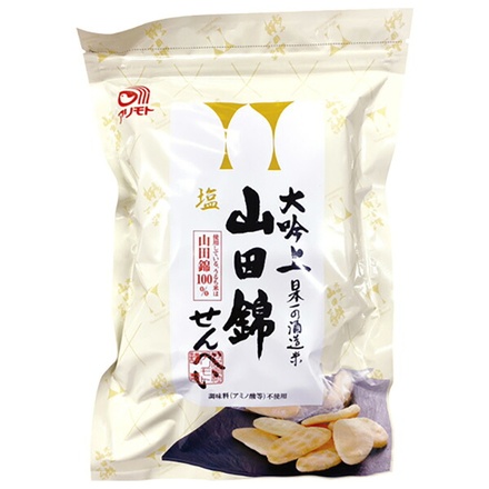 アリモト 山田錦せんべい 袋入 塩 22枚×12袋入|せんべい 煎餅 菓子