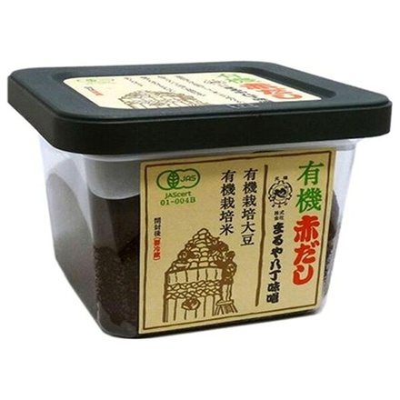 まるや八丁味噌 有機赤だし 400g×6個入|味噌 おすすめ味噌 レシピ カロリー 塩分 美味しい 作り方 アレンジ 赤味噌