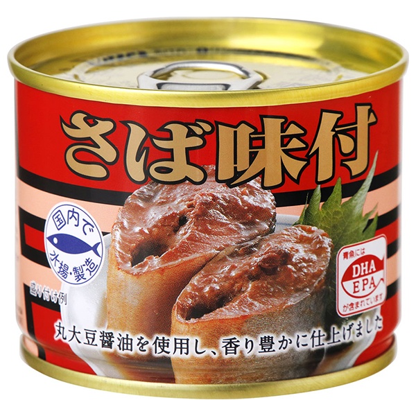 極洋 さば味付 190g×24個入|缶詰 サバ 鯖 おかず 保存食 しょうゆ味