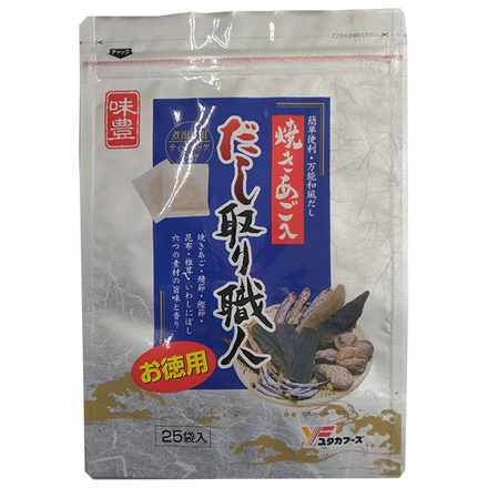 ユタカフーズ 焼きあご入り だし取り職人 (10g×30袋)×10袋入×(2ケース)|一般食品 調味料 粉末 素 出汁