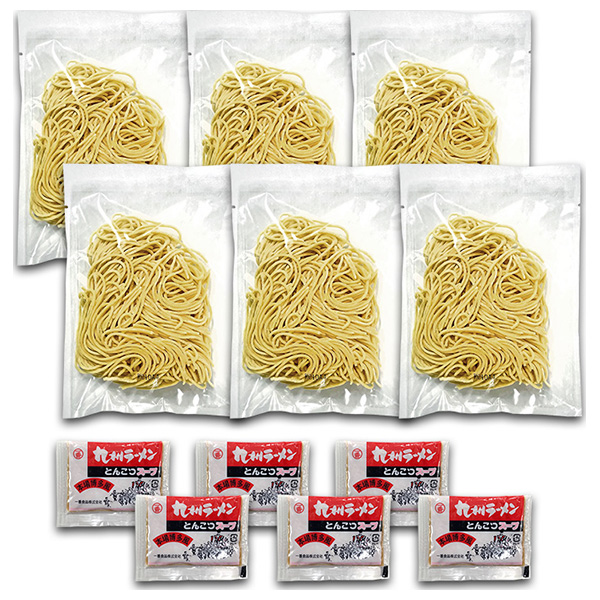 築地ばんや ご当地ラーメン 博多とんこつラーメン 6食入×1個入 メーカー 問屋直送|ラーメン 豚骨ラーメン 生麺