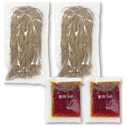 築地ばんや 生そば つゆ付 4食(180g×2)×1個入 メーカー 問屋直送|生麺 蕎麦 生そば なまそば つゆ付き 築地ばんや 一般食品 そば 麺 4食分