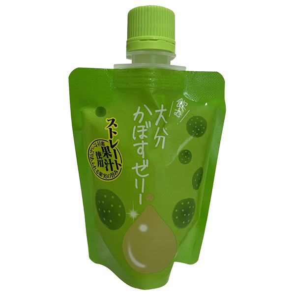 丸松 飲む大分かぼすゼリー 140g×24個入|ゼリー おやつ ゼリー飲料 かんきつ 柑橘 ストレート果汁