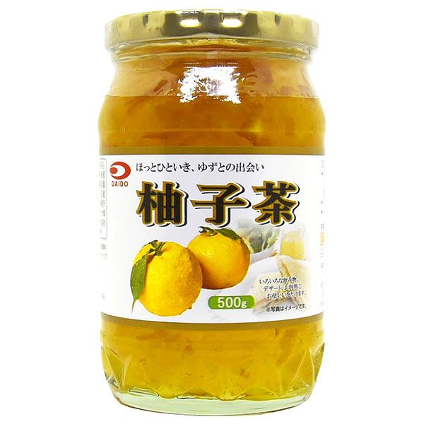 大同 柚子茶 500g×15個入|嗜好品 瓶 韓国柚子茶 ゆず茶 柚子 韓国食品 柚子ジャム はちみつ 韓国食材