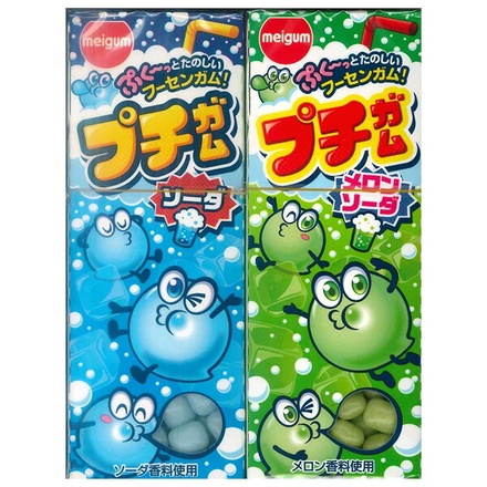 明治チューインガム プチガム 26g×20袋入|お菓子 ガム ソーダ メロンソーダ
