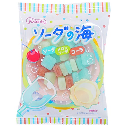 共親製菓 ソーダ の海 20g×24個入|共親 駄菓子 ソーダ コーラ メロンソーダ