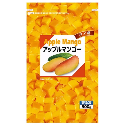 富士通商 アップルマンゴー 500g×20袋入 冷凍商品|冷凍食品 果物 フルーツ