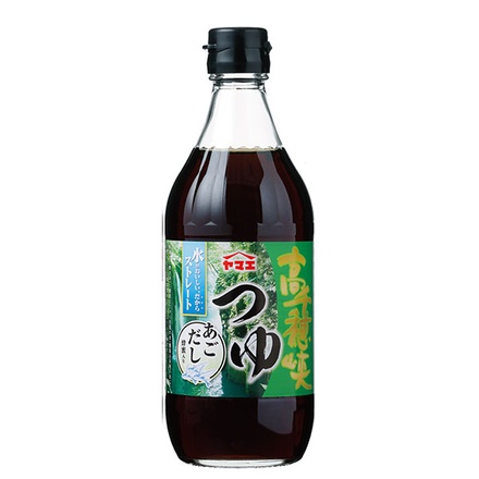 ヤマエ食品工業 高千穂峡 つゆ あごだし 500ml瓶×15本入|一般食品 調味料 つゆ 料理だし あごだしつゆ