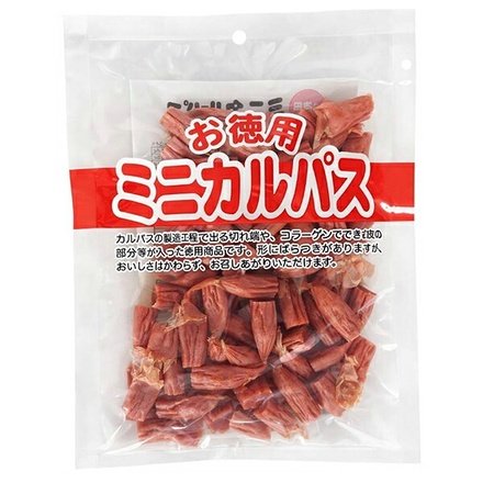 訳あり品 お徳用 ミニカルパス 140g袋×4袋入|お菓子 珍味 おつまみ 袋 ドライソーセージ