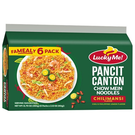 イマイ MON パンシットCチリマンシー 360g(60gX6)×12袋入|ラーメン インスタントめん 袋麺 フィリピン 焼きそば 輸入食品 おすすめ 通販 美味しい