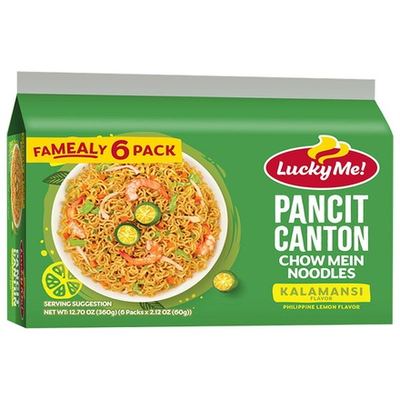 イマイ MON パンシットCカラマンシー 360g(60gX6)×12袋入|ラーメン インスタント 袋麺 ラッキーミー パンシット カラマンシー フィリピン 焼きそば