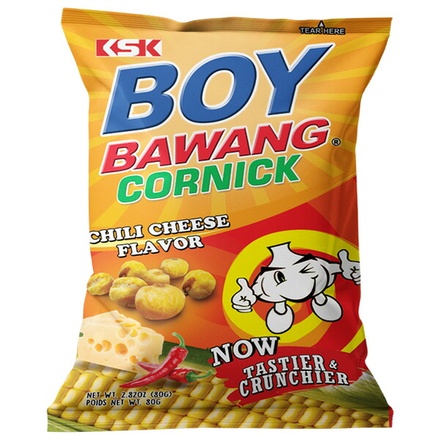 イマイ BOYBAWANG フライドコーン チリチーズ 80g×20個入|フィリピン お菓子 スナック菓子 コーンスナック チリチーズ おつまみ