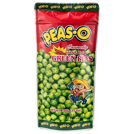 イマイ JOC SUGO グリーンピース ホット&スパイシー 100g×24個入|お菓子 グリーンピース スパイシー ホット 唐辛子 青えんどう豆 おつまみ