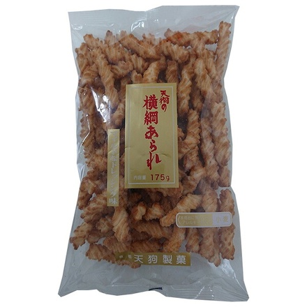 天狗製菓 横綱あられ 平袋 175g×10袋入|お菓子 おつまみ せんべい あられ 懐かしい味 天狗 おやつ ドレッシング味
