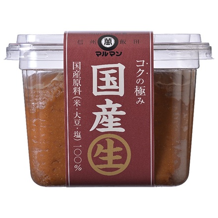 マルマン 国産 生 コクの極み 500g×6個入|無添加味噌 生味噌 国産原料 無添加 箱買い まとめ買い おすすめ 通販 ランキング