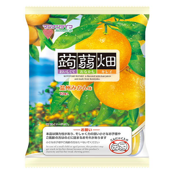 マンナンライフ 蒟蒻畑 温州みかん味 25g×10個×12袋入|こんにゃくゼリー みかん 菓子 デザート