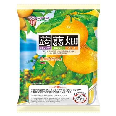 マンナンライフマンナンライフ 蒟蒻畑 温州みかん味 (25g×10個)×12袋入×(2ケース)|こんにゃくゼリー みかん 菓子 デザート