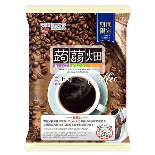 マンナンライフ 蒟蒻畑 コーヒー味 (25g×10個)×12袋入|こんにゃくゼリー 珈琲 コーヒー