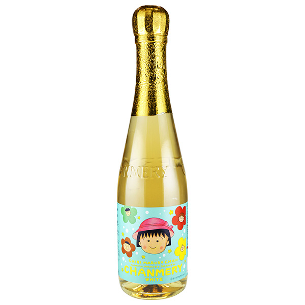 木村飲料 ちびまる子ちゃんシャンメリー ホワイト 360ml瓶×12本入|炭酸飲料 シャンメリー
