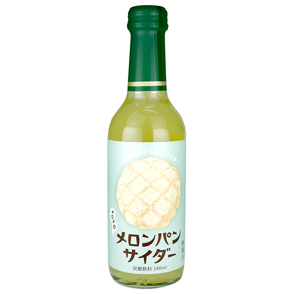 木村飲料 メロンパンサイダー 240ml瓶×20本入|炭酸飲料 サイダー 菓子パン