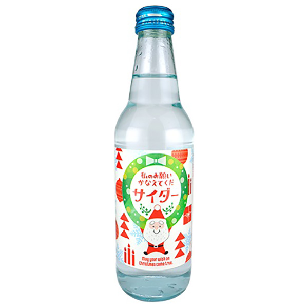 木村飲料 私のお願いかなえてくだサイダー 340ml瓶×20本入|炭酸飲料 サイダー
