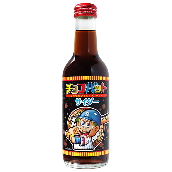 木村飲料 チョコバットサイダー 240ml瓶×20本入|炭酸飲料 サイダー 菓子パン チョコバット