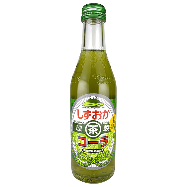 木村飲料 しずおか茶コーラ 240ml瓶×20本入|炭酸飲料 瓶 コーラ 緑茶 静岡
