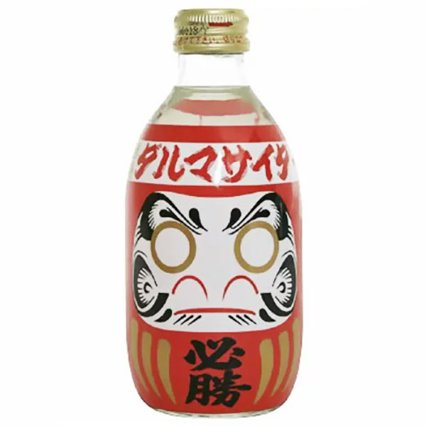 木村飲料 必勝合格ダルマサイダー 300ml瓶×24本入|炭酸飲料 サイダー 瓶