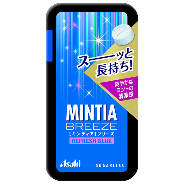 アサヒグループ食品 ミンティア ブリーズ リフレッシュブルー 30粒×8個入|お菓子 タブレット MINTIA
