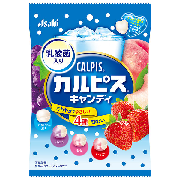 アサヒグループ食品 カルピスキャンディ 100g×12(6×2)袋入|カルピス 飴 アメ あめ 菓子 キャンディ