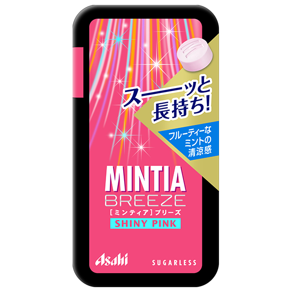 アサヒグループ食品 ミンティア ブリーズ シャイニーピンク 30粒×8個入|お菓子 タブレット MINTIA